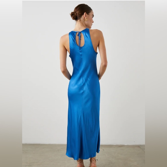 NWT Reformation Rails Solene Dress in Cobalt Blue size M - Picture 4 of 8